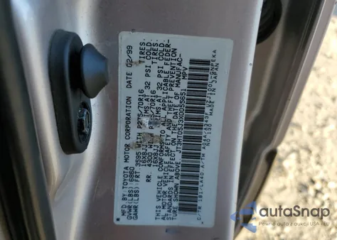 1999 Toyota Land Cruiser from USA, damaged, VIN JT3HT05J3X0055651